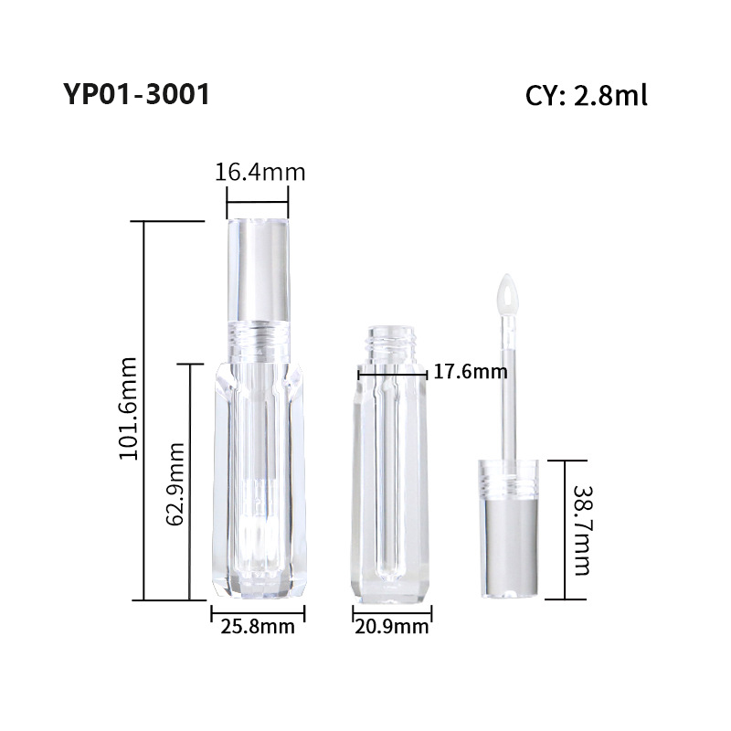 YP01-3001 lipgloss tube